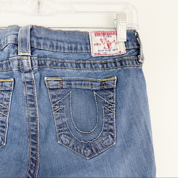 True Religion Women's Casey Super Skinny Jeans Medium Wash Size 32 - Picture 9 of 15